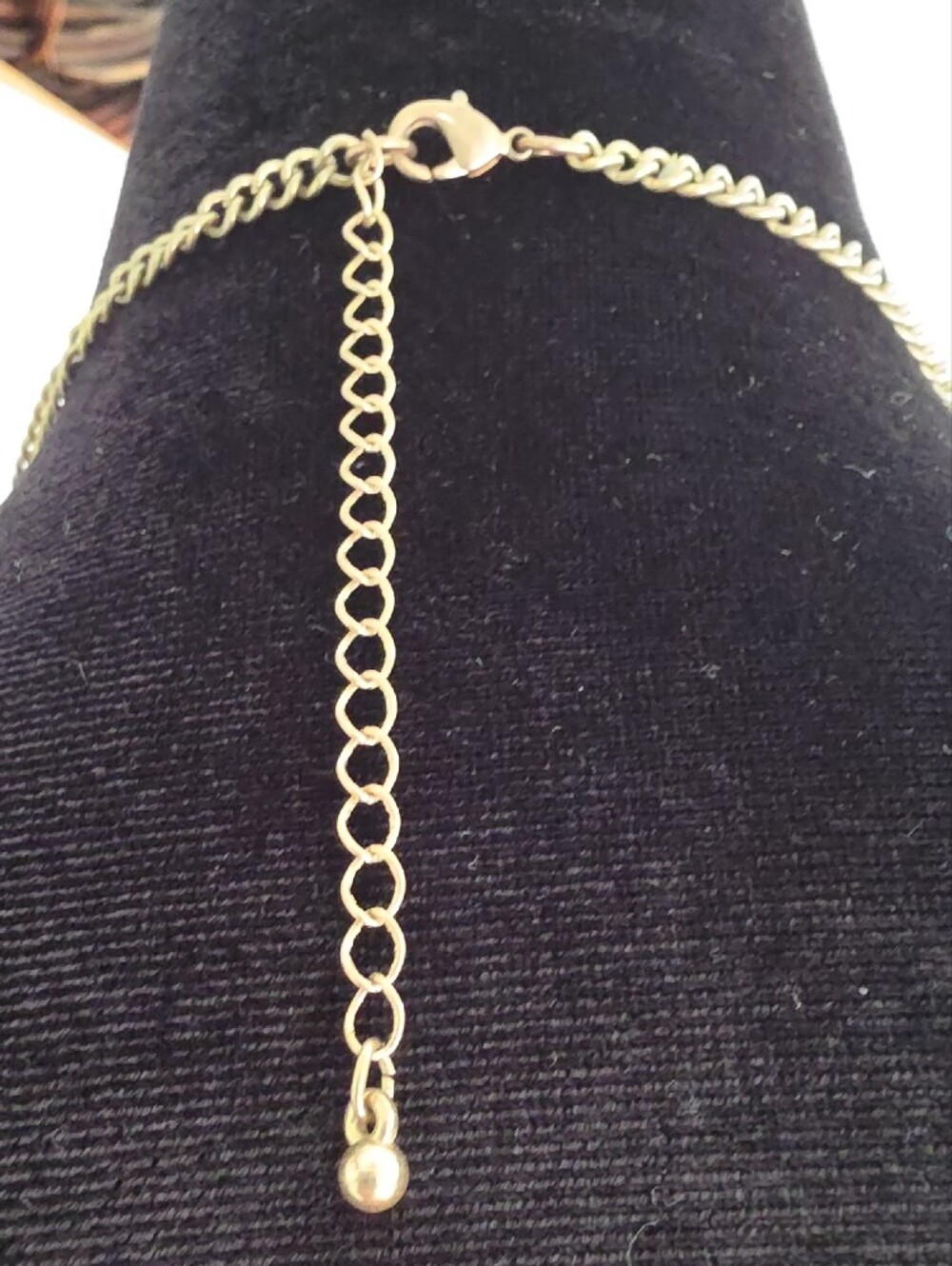 Gold Fringe Statement Necklace - Elegant Women Jewelry - Picture 8 of 8